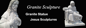 Granite Statue Jesus statue Christian